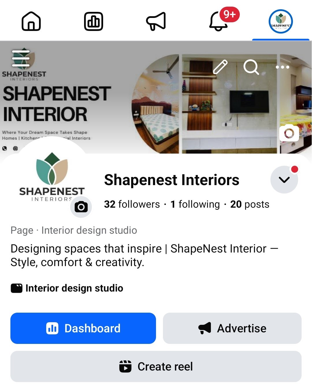Shapenest Interiors FB Profile