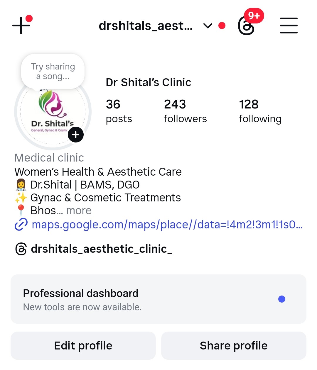 DrShital Insta Profile